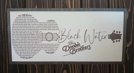 Rock and roll sign, Blackwater, Old time rock, guitar, bar