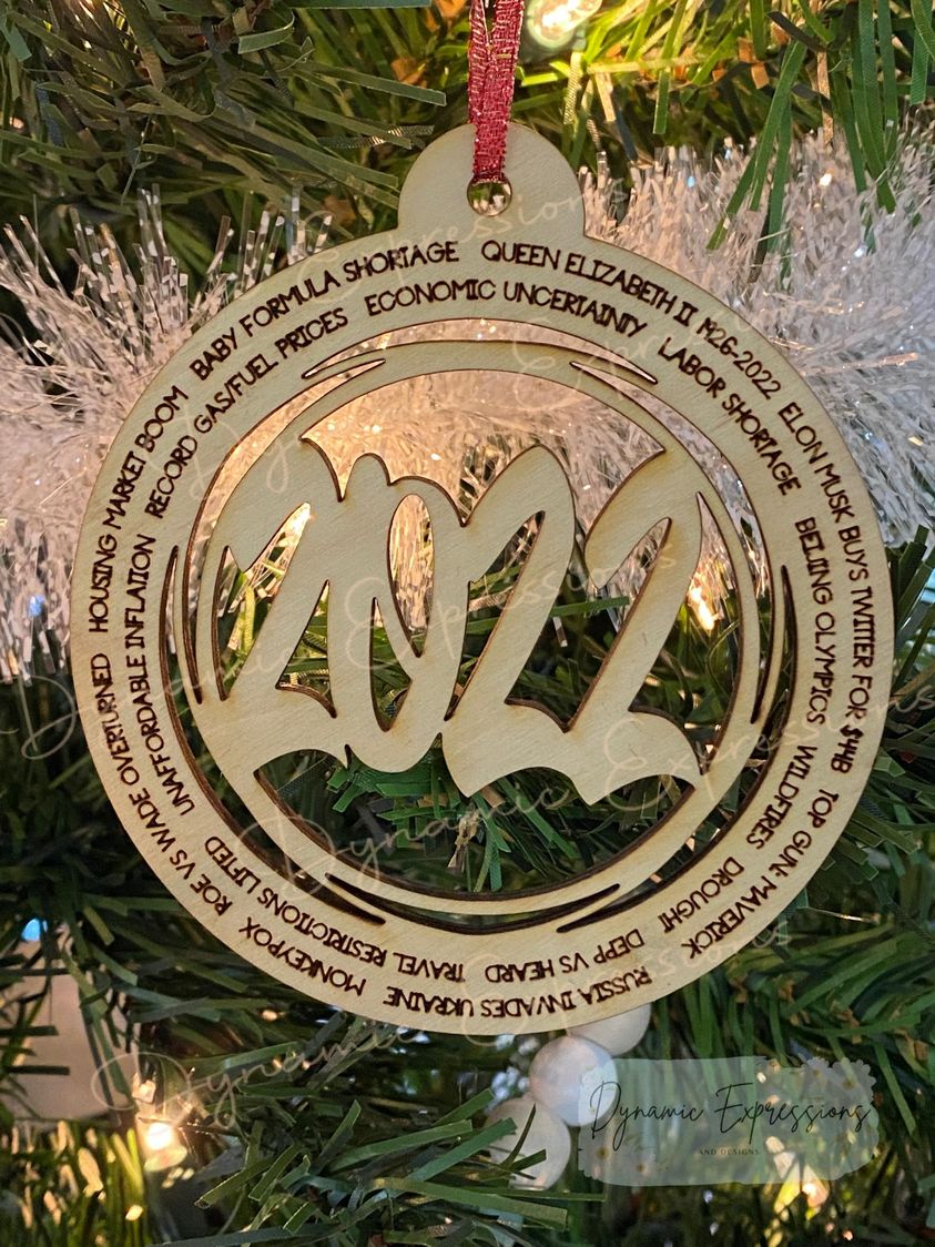 2022 Year In Review Ornament (digital download file only)