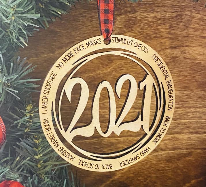 2023 Year In Review Ornament