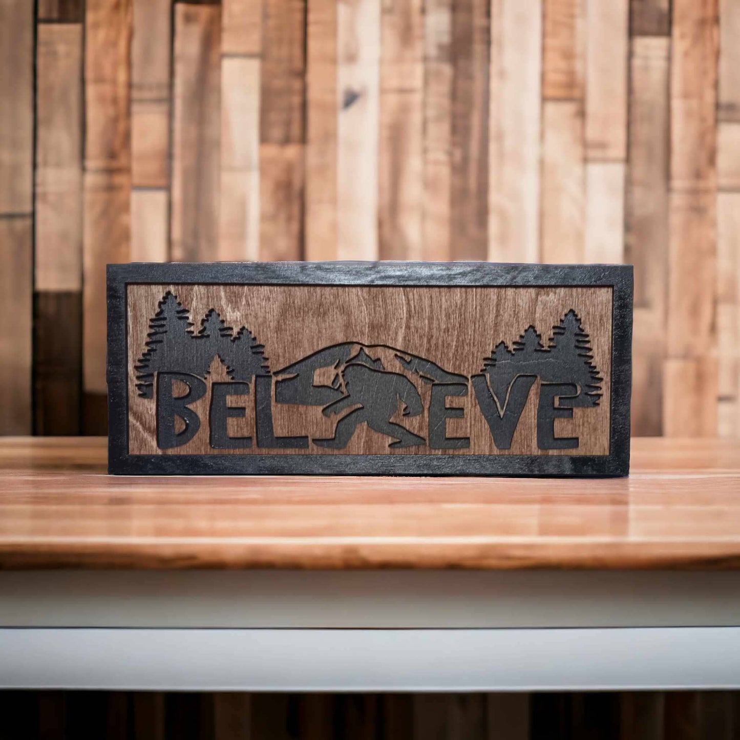 Bigfoot Sign, Believe BIgfoot, Bigfoot items, Sasquatch, Yet