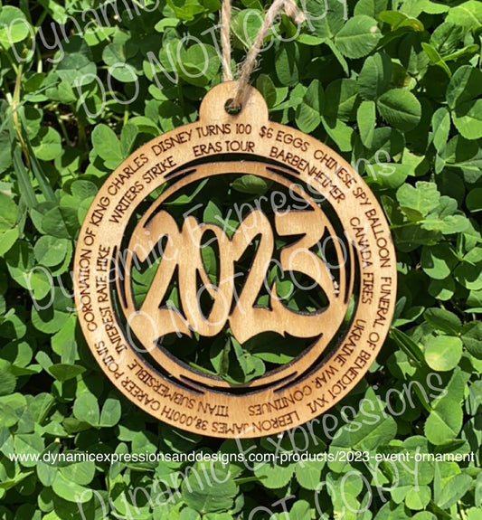 2023 Year In Review Ornament (digital download file only)