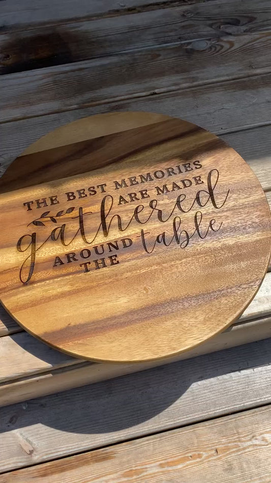 Acaia Wood Turntable