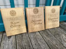 Wooden Plaques 8x10.75