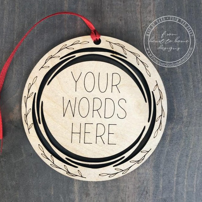 Wooden Christmas Ornaments