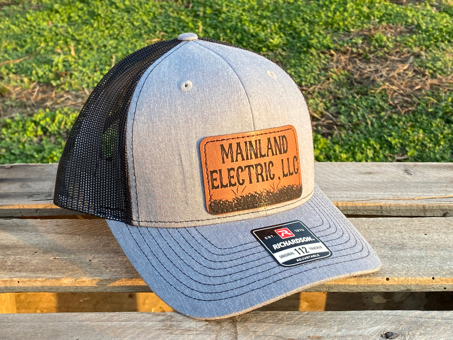Hats with Custom Leather Patch