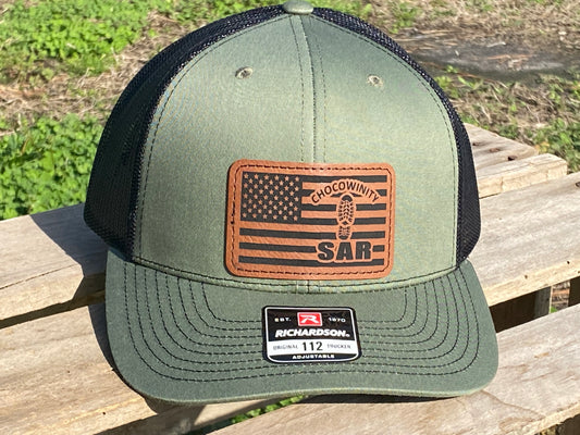 Hats with Custom Leather Patch