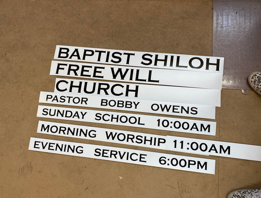 Large Custom Vinyl Designs