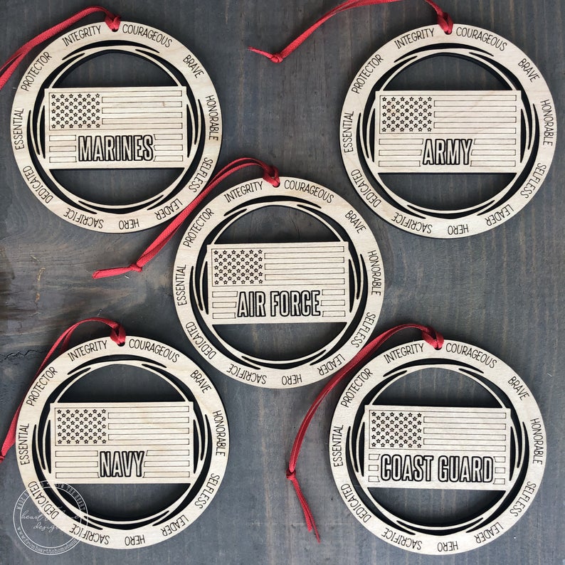 Wooden Christmas Ornaments