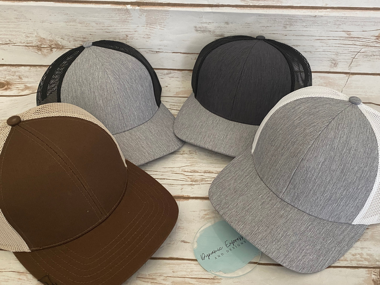 Hats with Custom Leather Patch