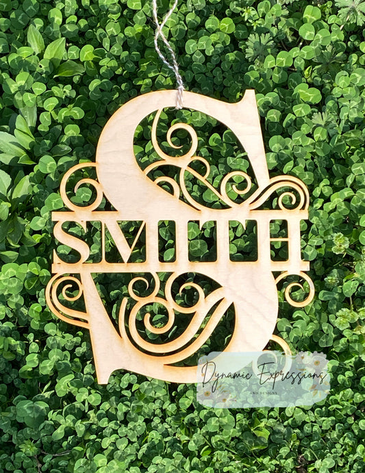 Custom Wood Monograms