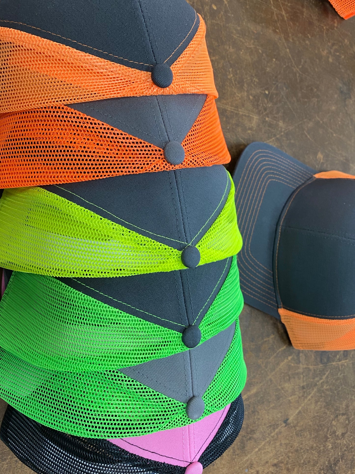 Hats with Custom Leather Patch