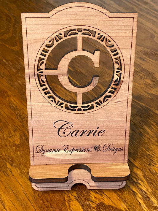 Electronic Device Wooden Stand