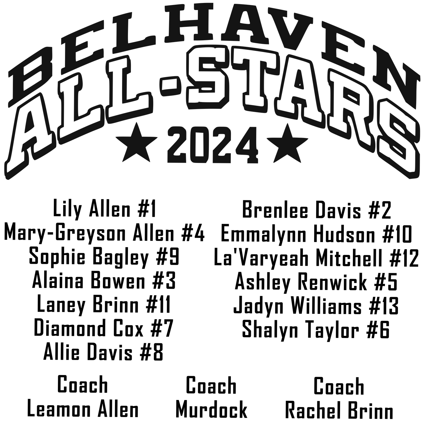 Belhaven All-Star Apparel