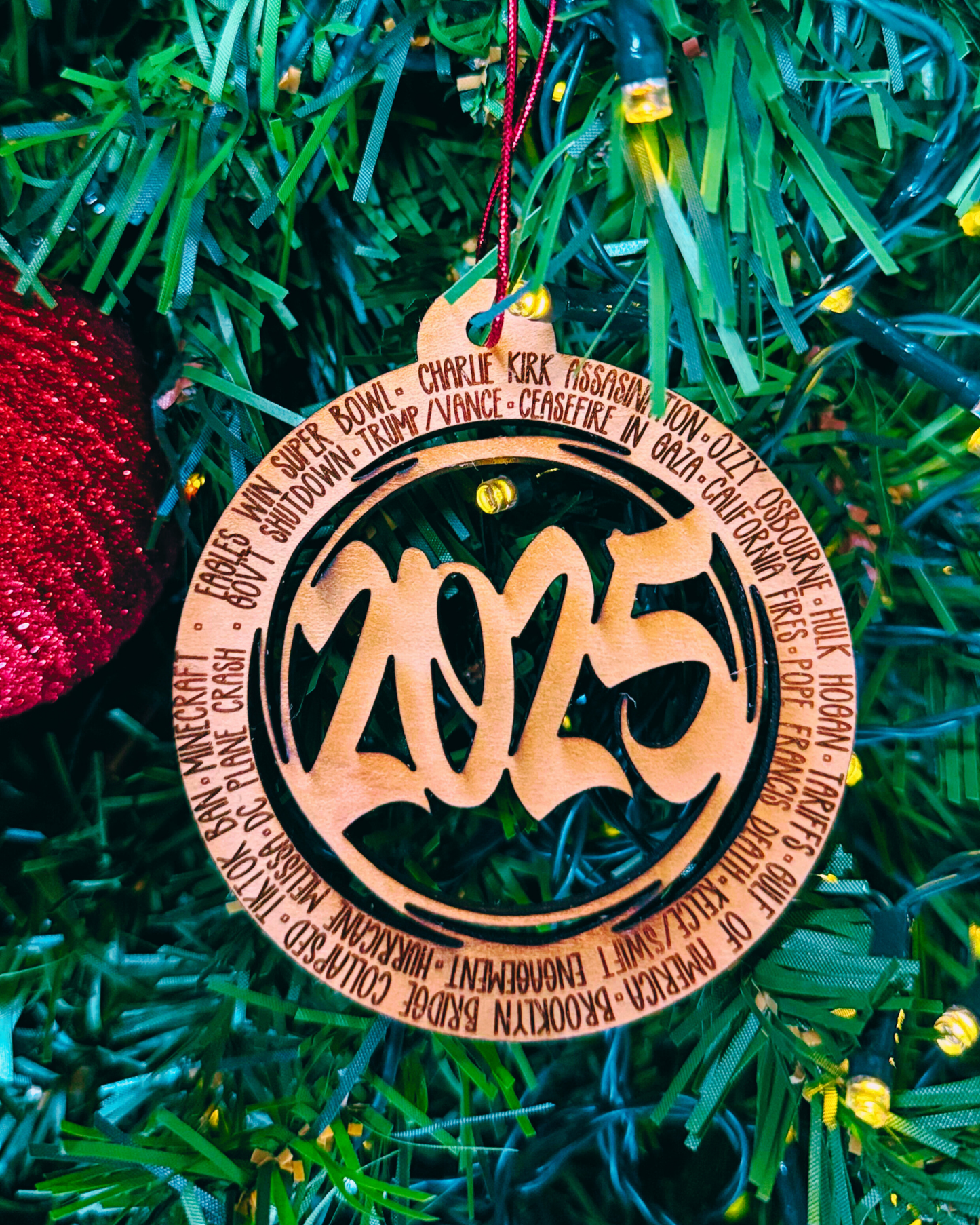 Year In Review Ornaments