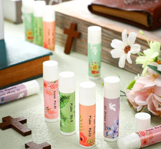 Gorgeous Christian lip balms pack of 25