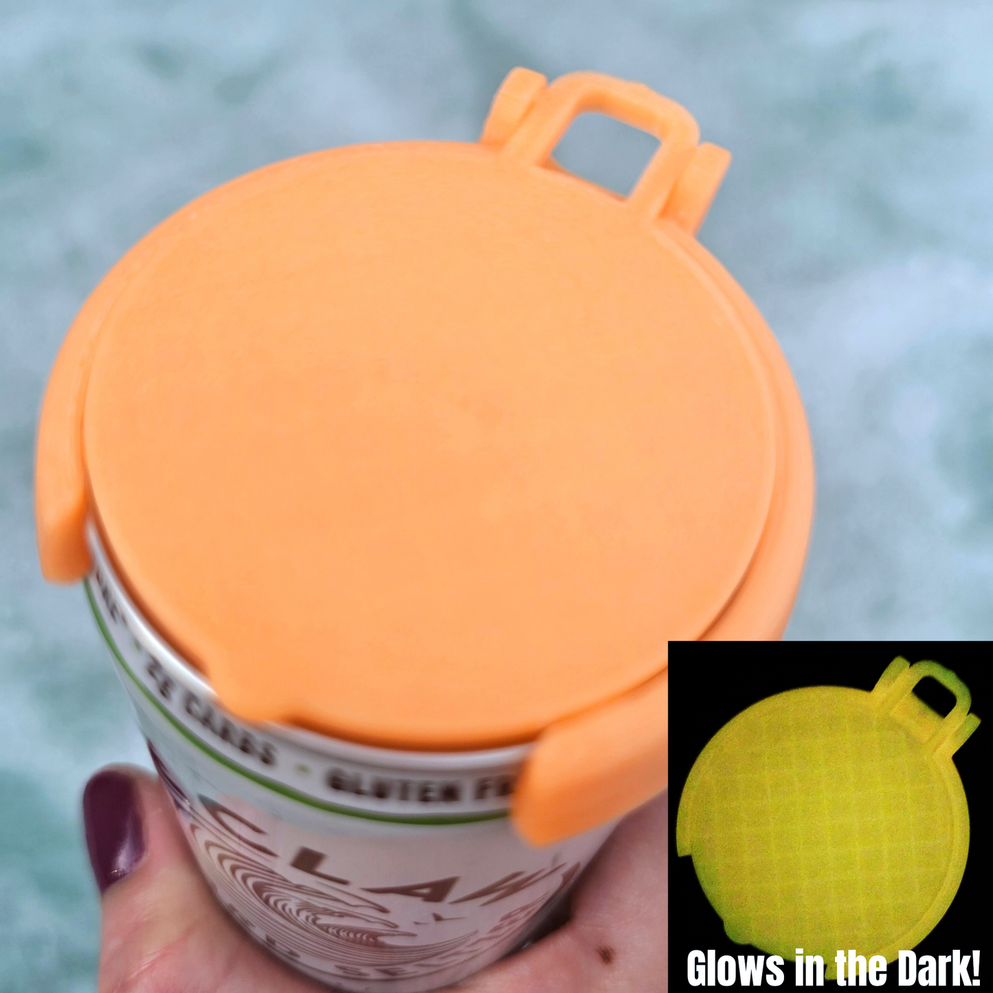 12 oz Can Lids, Can Topper, Cover: Purple