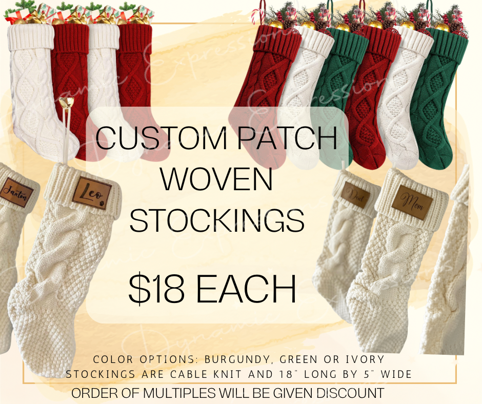 Custom Woven Christmas Stockings